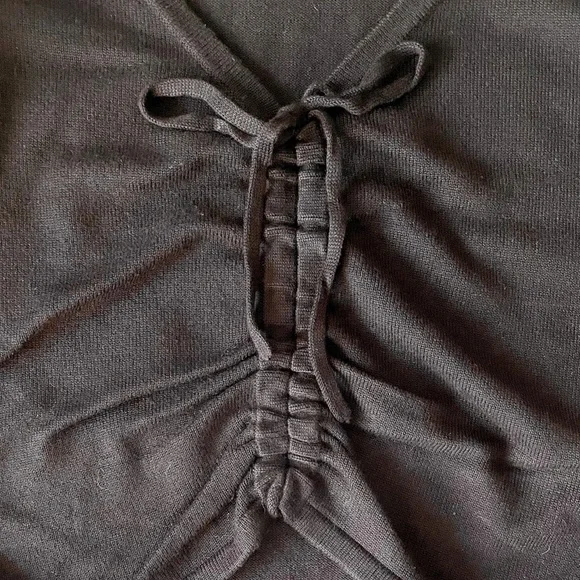 Guess Puff Sleeve Ruched Top - Picture 7 of 9